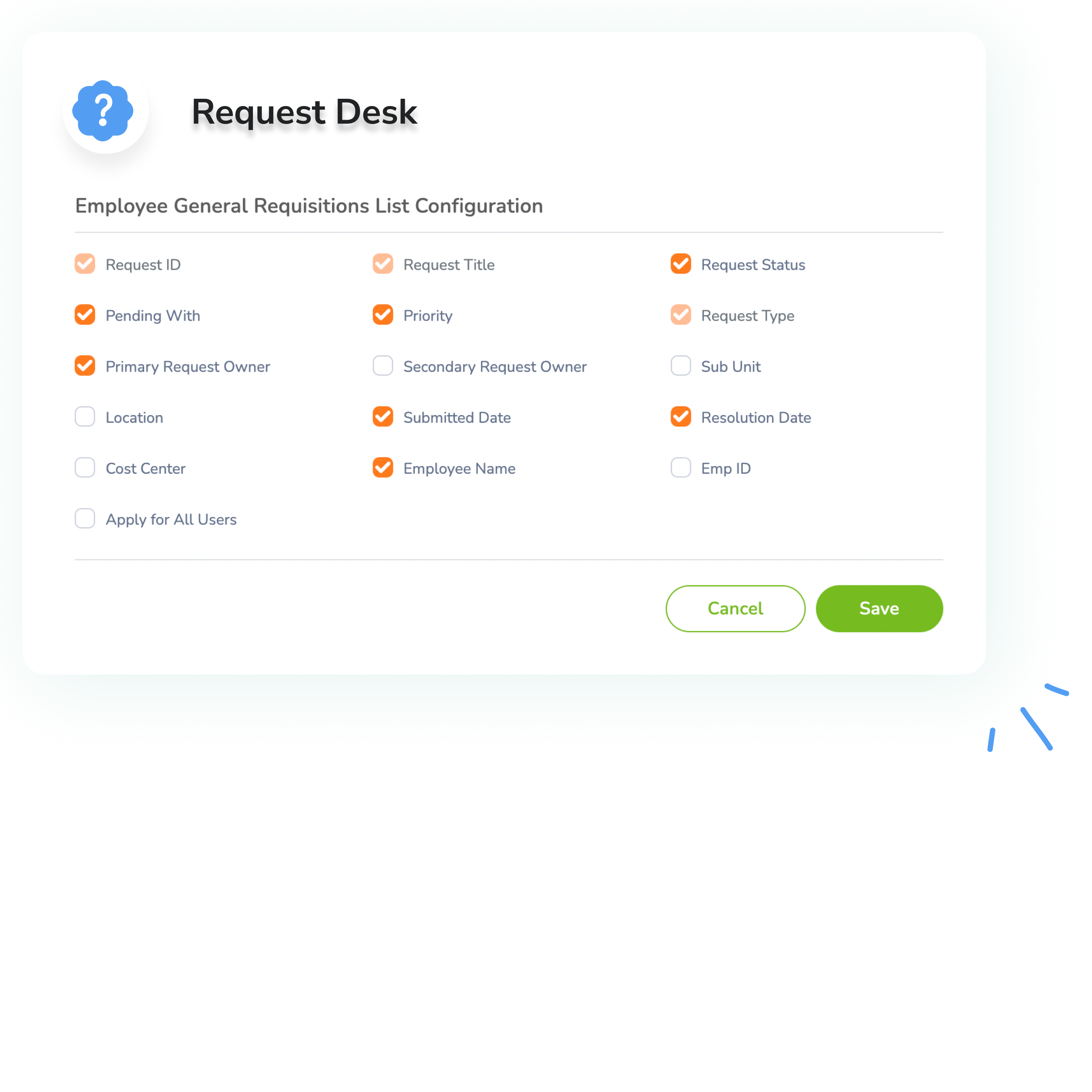 Request Desk