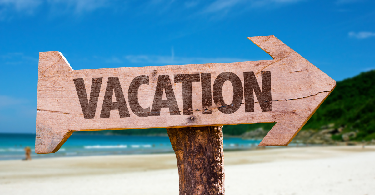 Sign Post with Vacation